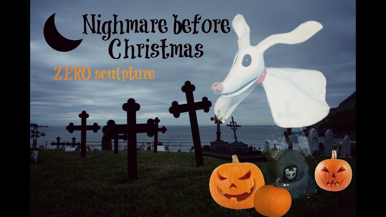 Scrap happens: nightmare before christmas party Nightmare Before Christmas Zero Sculpture Tutorial - YouTube
