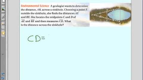 5 1 Video 4 Using the Triangle Midsegment Theorem