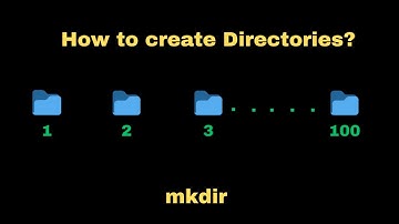 MKDIR - Create Directory | How mkdir works?