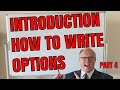 HOW TO WRITE OPTIONS GETTING INCOME INTO YOUR 401K IRA MARGIN ACCOUNT PT 4