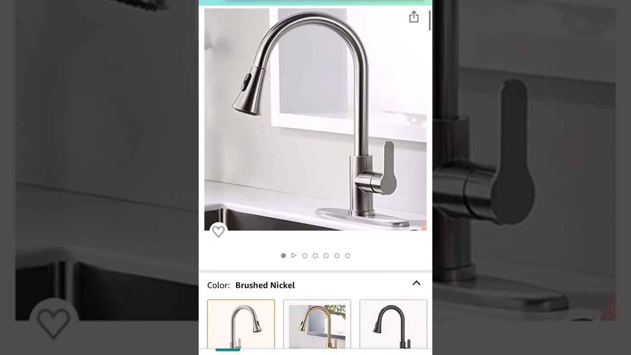 50 % off AMAZING FORCE Kitchen Faucet with Pull Down Sprayer
