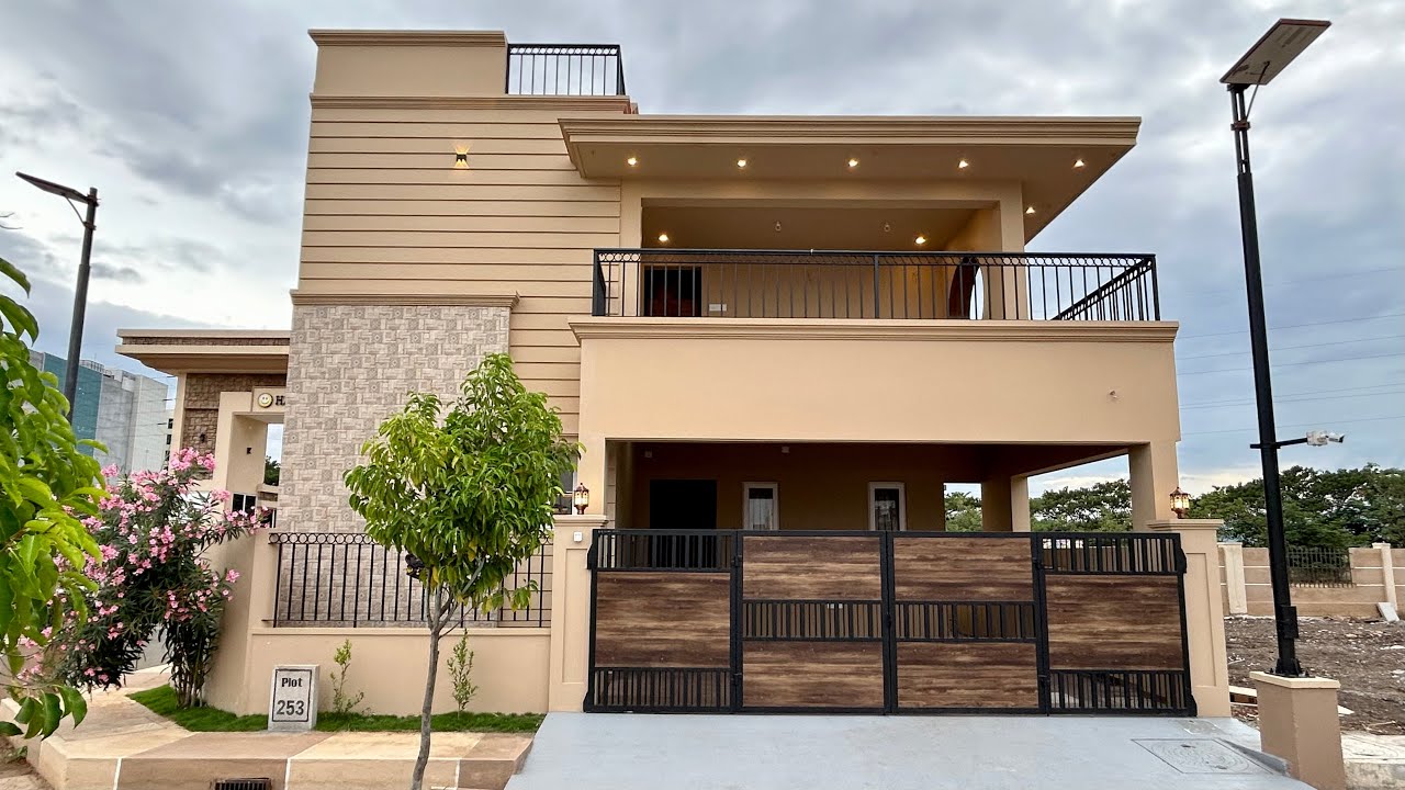 Impressively Designed 4BHK Courtyard House for Sale🔥 Fully Furnished House, Home Theatre Epi-1324