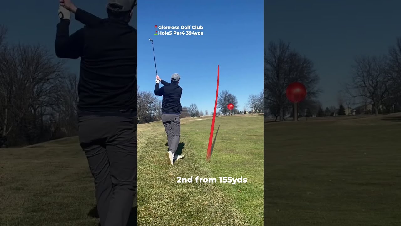 ⛳️ How’d you play this weekend? 🐥🏌️📍Glenross Golf Club⛳️Hole5 Par4 394yds #golf #espn #ohio #nike