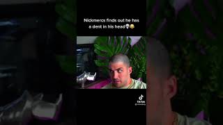 Nickmercs Finds Out he has a Dent on his Head from his Headphones 😂 | tiktok codwarzoneplays