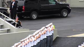 POTUS enters West Point Graduation 2014