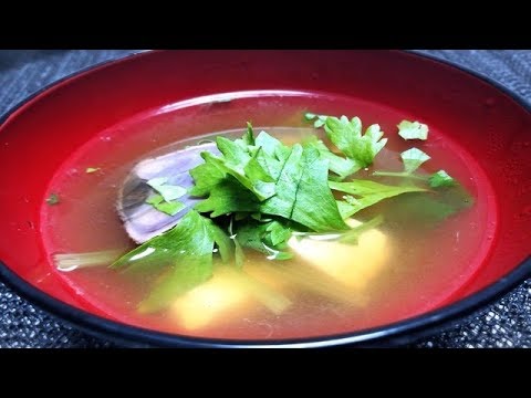簡単糖質オフメニューシリーズ⑥ 【カツオのお吸い物】