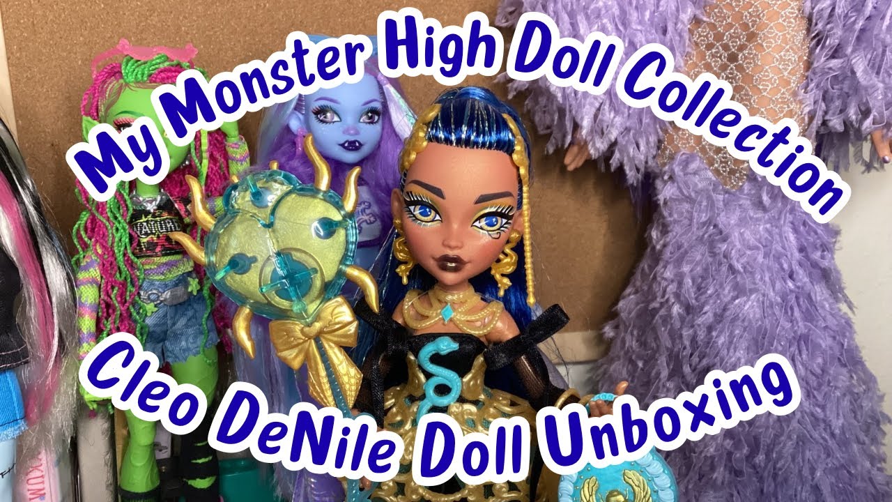 💙 My Monster High Doll Collection Scary Sweet Birthday Cleo DeNile Doll Unboxing