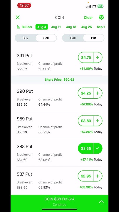 Options trade on Coinbase - YouTube
