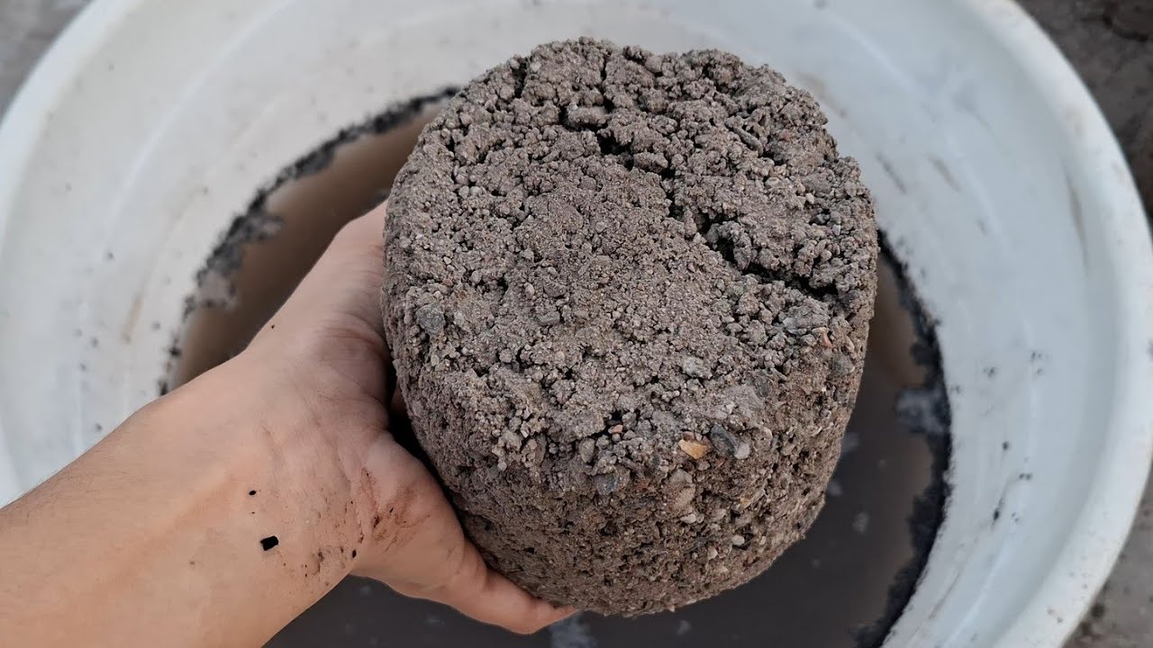 Black gritty charcoal water crumbling satisfying