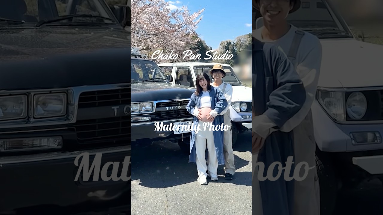 愛車ランクルとマタニティフォト🕊#ランクル #マタニティ #妊婦