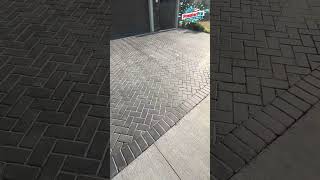 Paver sealing step-by-step process using a water based sealer by Premier Pro Wash & Seal