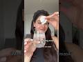 My go to eye cooling mask hack🤍 #beauty #skincare #viral #shorts