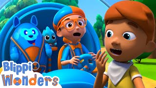 Blippi Burps! 🤭 | Blippi Wonders Magic Stories and Adventures for Kids | Moonbug Kids