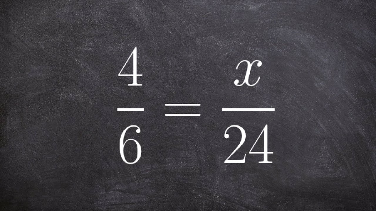 applying-cross-multiplication-to-solve-a-proportion-youtube