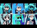 Friday Night Funkin' - Endurance but everytime it's Miku turn a Different Skin Mod is used