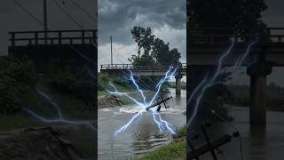 Severe storm and power outage in a canal #viral #funny #reels #foryou #short #worldwide #trending