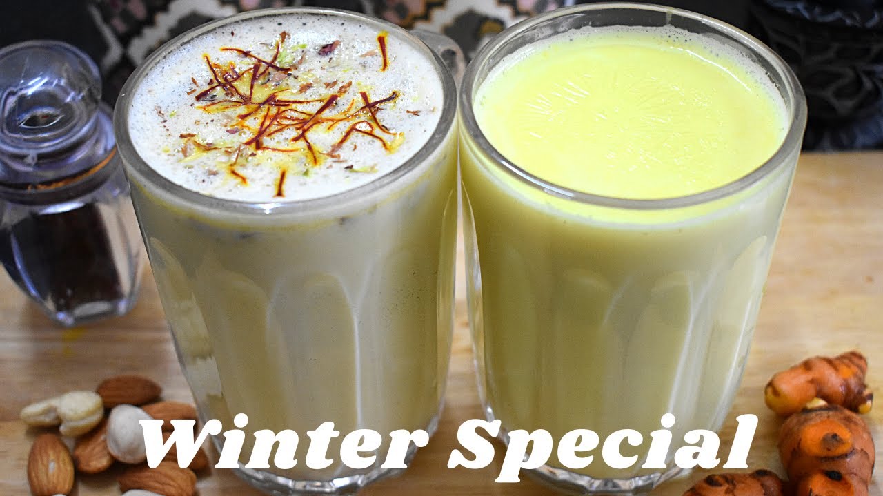 सिर्फ एक ग्लास दूध सर्दी भगाये एनर्जी लाये|Turmeric Milk|Dryfruit milk|Haldi ka doodh|Winter special