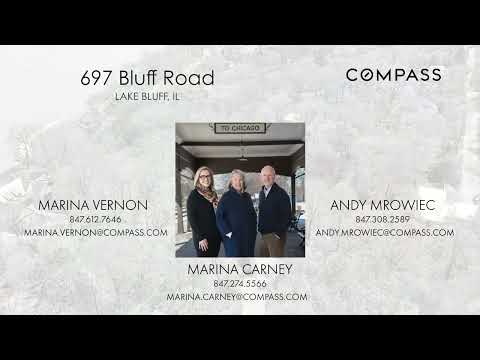 697 Bluff Road, Lake Bluff, IL home video tour