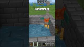 how to build a simple iron farm in minecraft PE