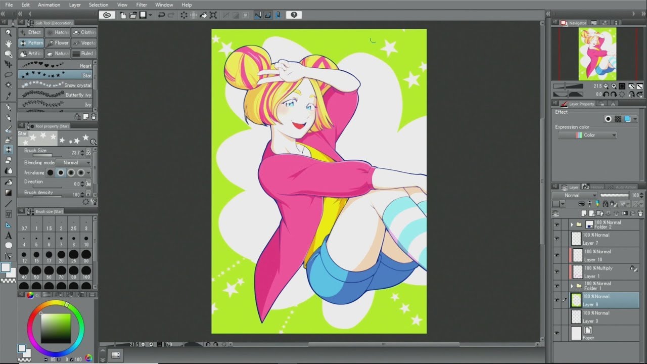 イラストを描いてみよう 基本の着色 アニメ塗り Clip Studio Paint Youtube