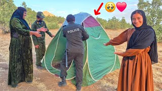 You won't believe it, the police found a homeless family's lost tent after a long time.
