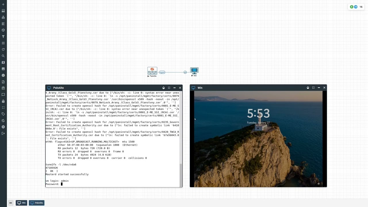 How to access a node's HTTP GUI in EVE-NG (Palo Alto Example) - CloudLabBox