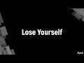 Eminem  lose yourself lyrics