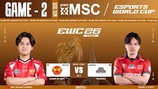 [Game  - 2] Selangor Red Giants vs PRO Esports | MLBB MSC at EWC 2026