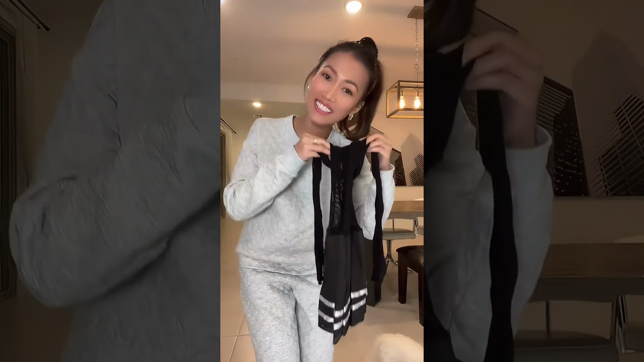 Fishnet dress try on fantasy