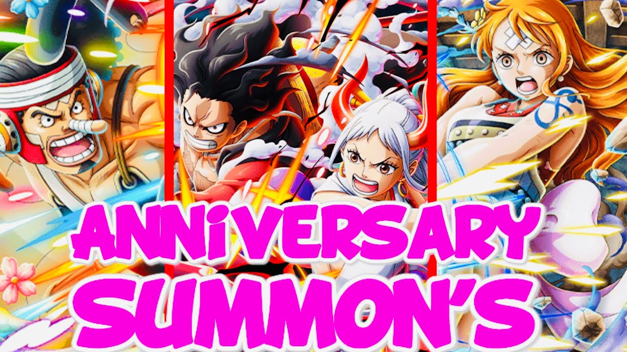 One Piece Treasure Cruise 9th Anniversary Summon’s!