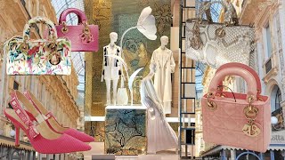 Shopping in Milan: DIOR, Max Mara, Brunello Cucinelli, Aquazzura, Loewe.. Luxury Shopping Vlog 2024.