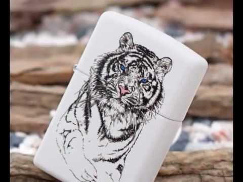 Zippo White Siberian Tiger 24810 Sibirya Kaplanı video