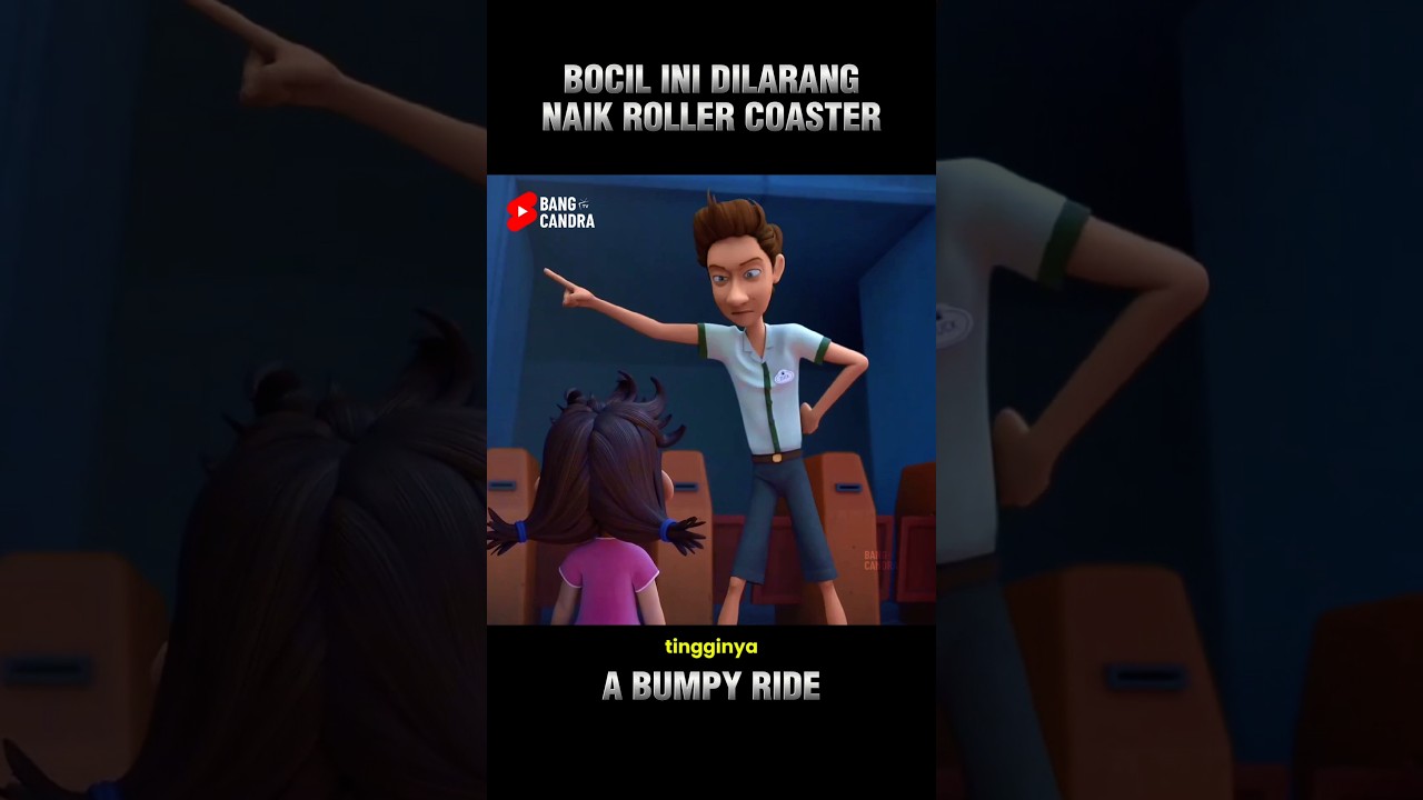BOCIL INI DILARANG NAIK ROLLER COASTER