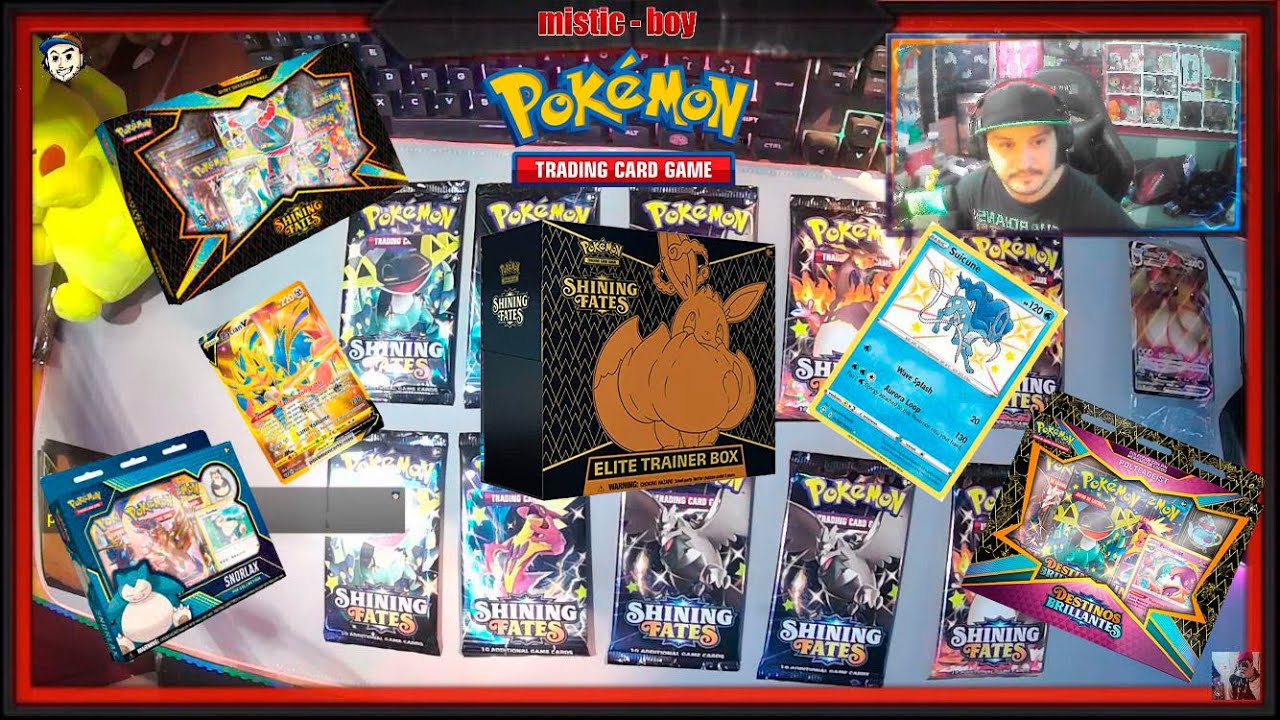 UMBOXINGS  ETB  SHINING FATES  (✨ZUICUNE SHINY✨)