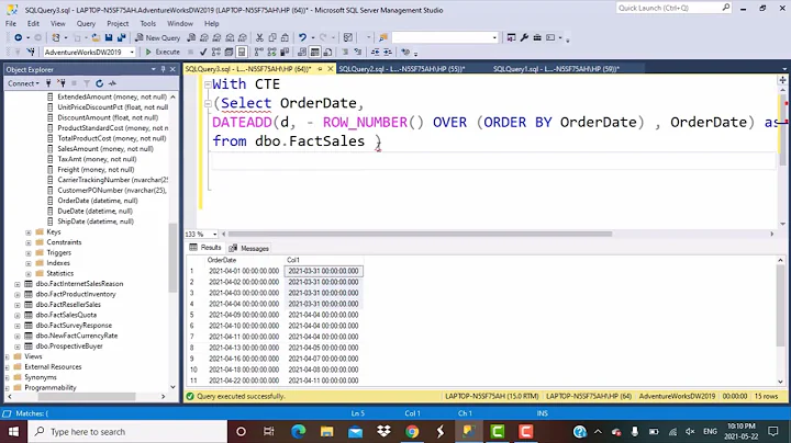 SQL tutorial | How to find n consecutive date records | Sales for at least n consecutive days. - DayDayNews