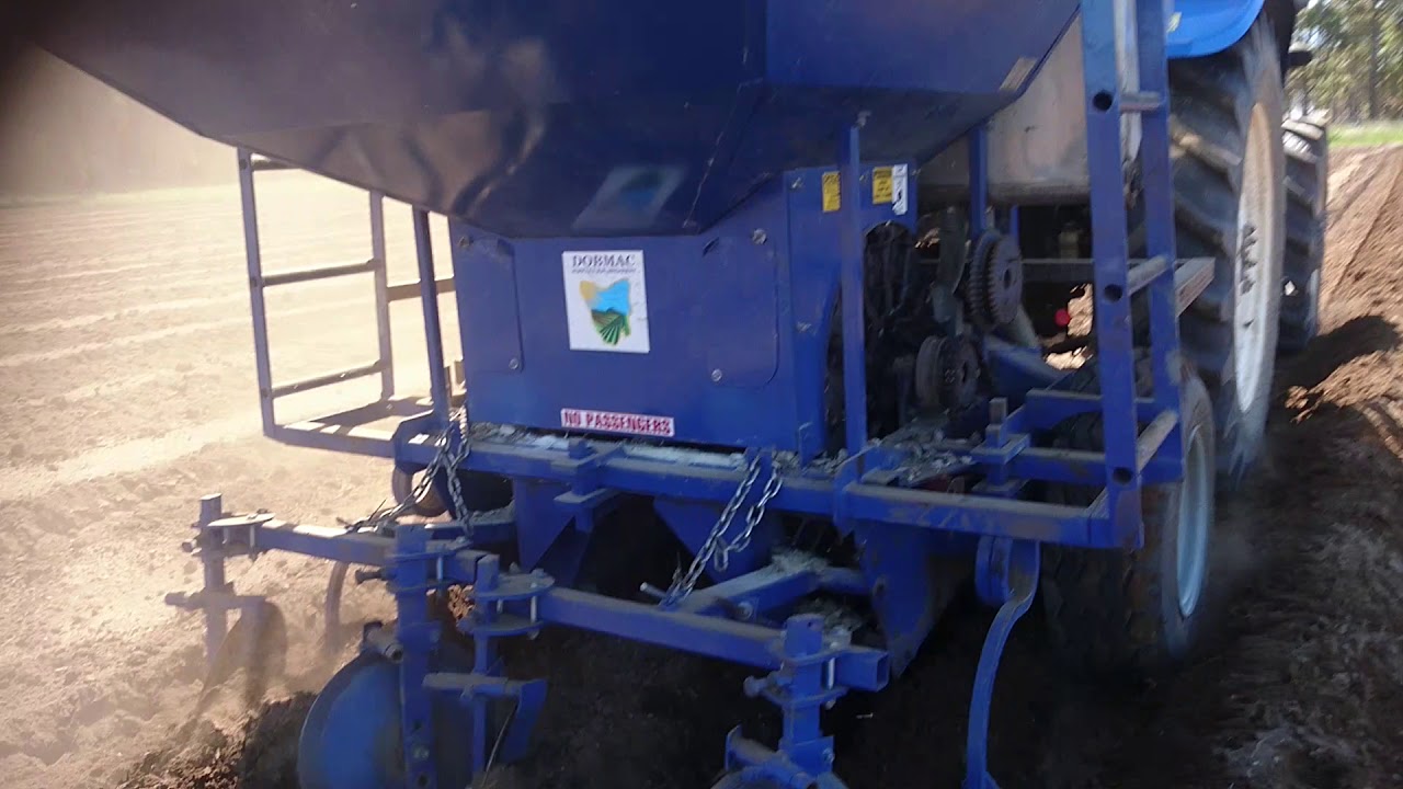 Dobmac spud planter on new Holland t50 50