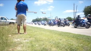Funeral Procession for Dallas Police Officer Sr. Cpl. Ahrens