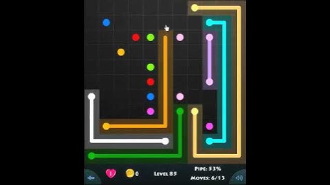11 × 11 MANIA LEVEL 85 - FLOW GAME ON FACEBOOK Connect the dots