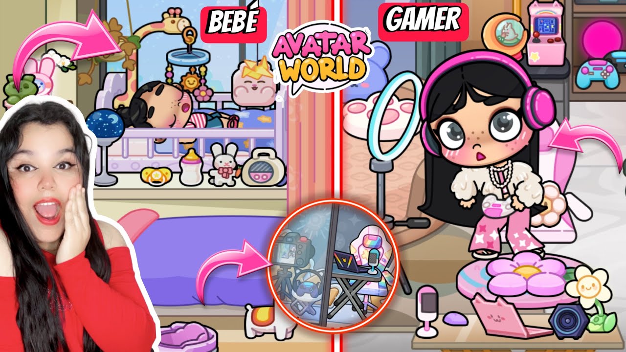 HACKS DE DECORACIONES GRATIS *HABITACIÓN GAMER Y HABITACIÓN PARA BEBÉS