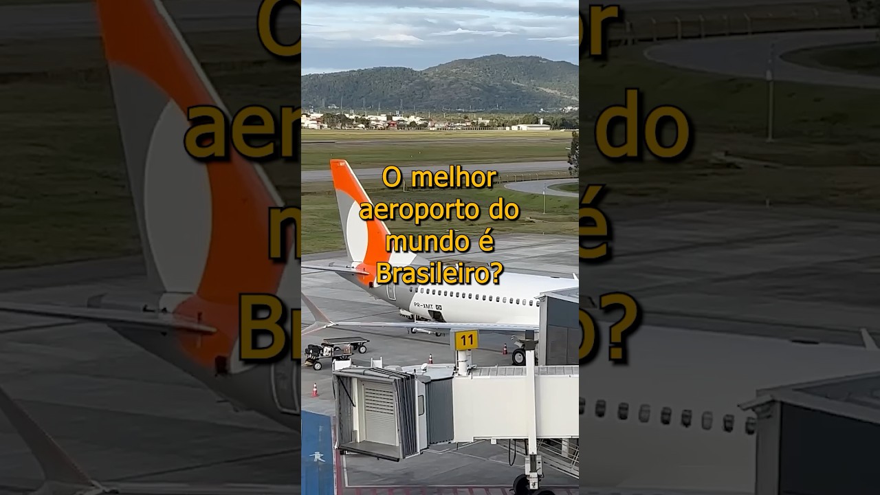 Já imaginou que o melhor aeroporto do mundo para conexões é brasileiro #aeroporto #aviação #brasil