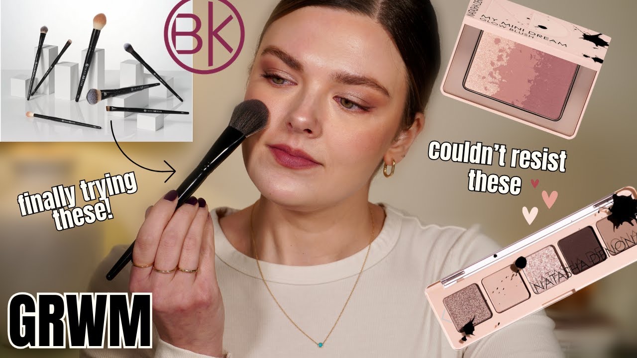 GRWM Natasha Denona Mini My Dream Collection, BK Beauty x Nikki La Rose Brushes