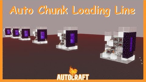 Minecraft 1.17.1 Auto Chunk Loading Line (Load Anything After Server Start or Joining Single Player)