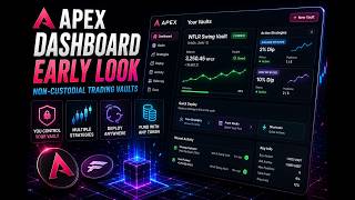 Apex Dashboard Tour: Non-Custodial Trading Vaults on Flare