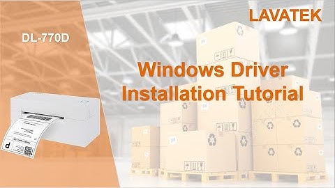 DL-770D Windows driver installation step by step video