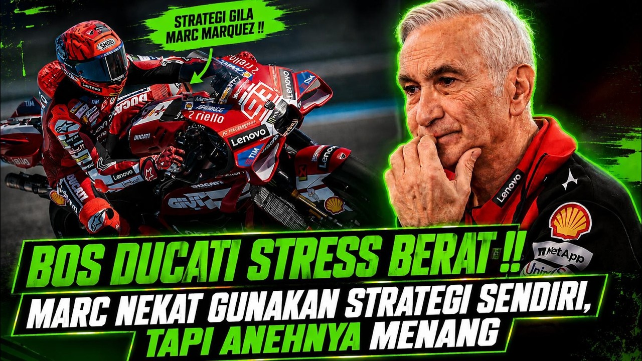 DAVIDE TARDOZZI DIBIKIN STRES! STRATEGI GILA MARC MARQUEZ DI MOTOGP ...