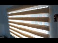 Window Zebra Blinds - Installation / Demo (links in description)