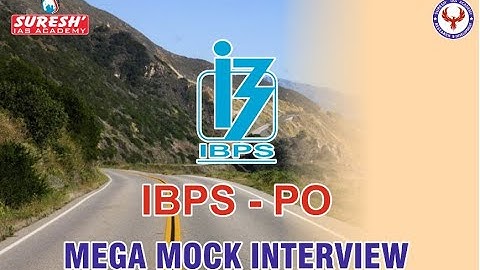 IBPS PO | FREE MEGA MOCK 2023| Suresh IAS Academy #bankingexams #interview #ibps