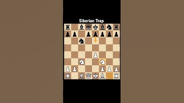 Siberian Trap 🔥#chesstactics #chesstraps #shorts