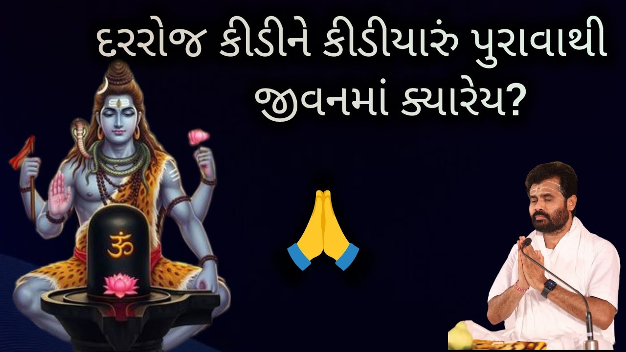 દરરોજ કીડીને કીડીયારું પુરાવાથી જીવનમાં ક્યારેય?#shivmahapuran #giribapu #mahadev #shivgatha 