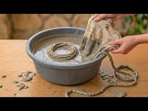 7 Cool Cement Flower Pots, DIY Garden Planters